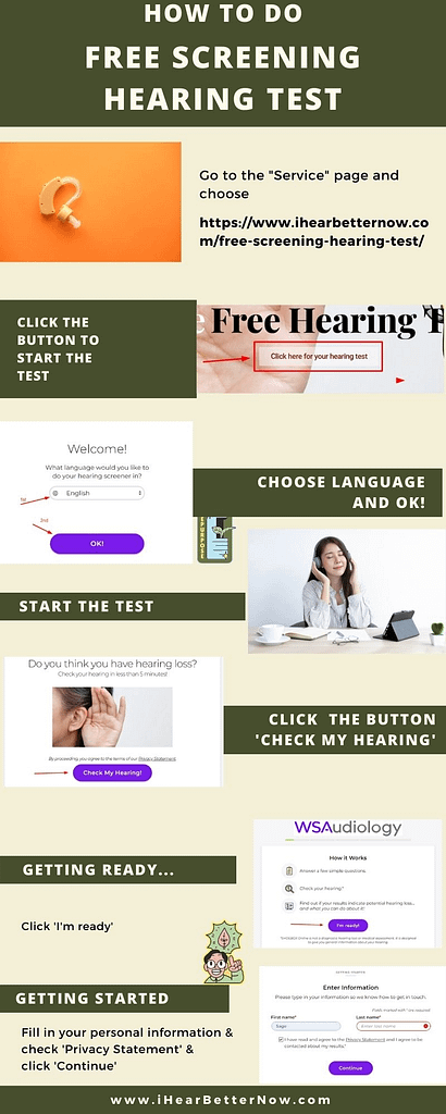 iHearBetterNow Hearing Test Instructions